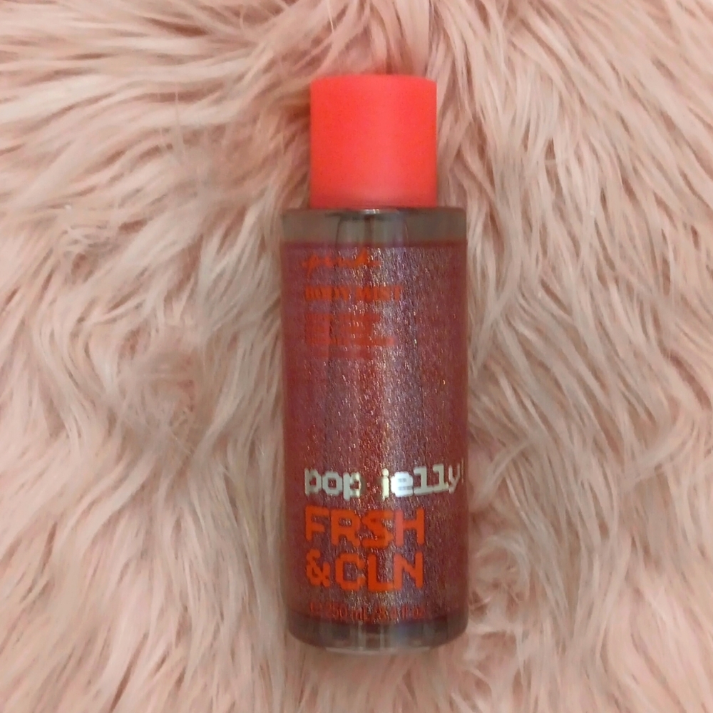 Brand New PINK Victoria's Secret POP JELLY FRSH & CLN BODY MIST